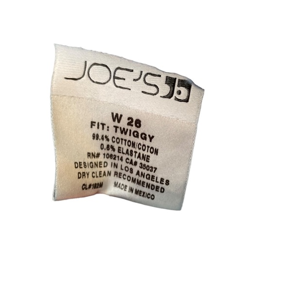 Joes Jeans Twiggy fit low rise stretch med wash flare size 26 - Picture 9 of 9